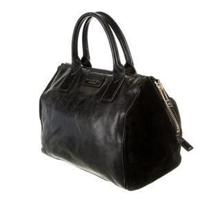 Halston Heritage Leather and Suede purse